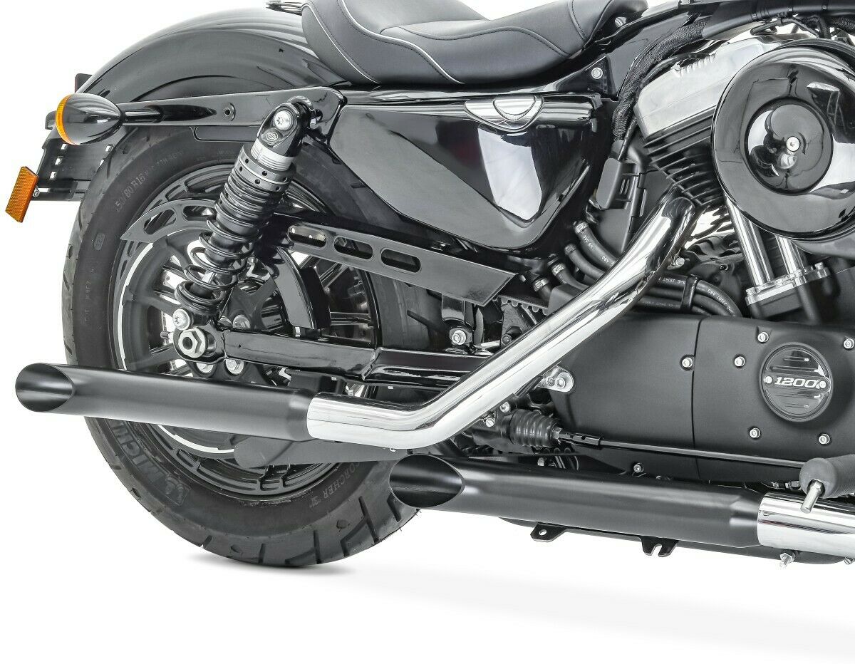 Toba Esapament Moto Chooper Cafe Racer Scrambler Neagra 510mm 2 Toba Esapament Moto Chooper Cafe Racer Scrambler Neagra 510mm - imagine 2