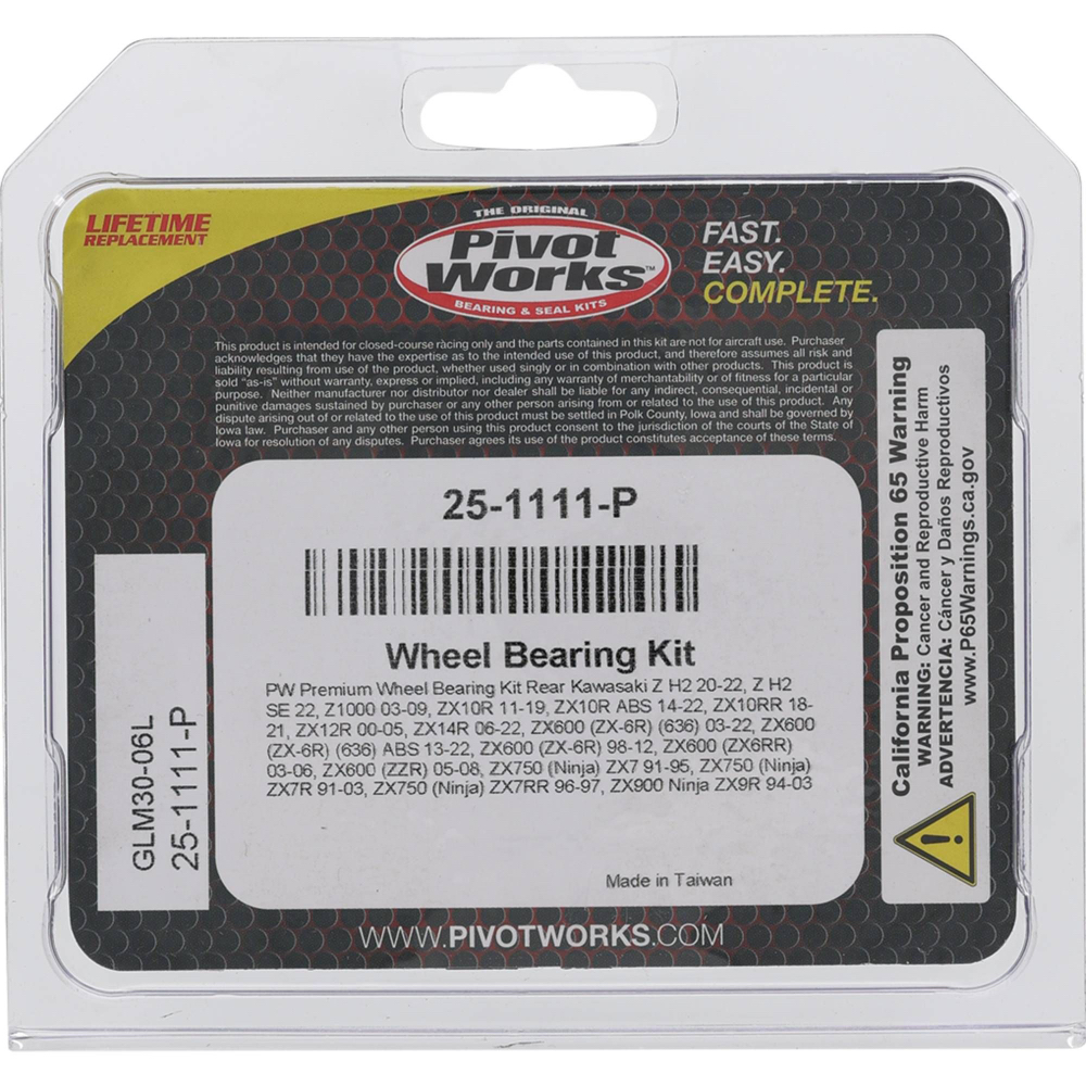 Kit Rulmenti roata spate Kawasaki ZX10R ZX12R ZX14R ZX600 ZX750 ZX900 All Balls 25-1111 4 Kit Rulmenti roata spate Kawasaki ZX10R ZX12R ZX14R ZX600 ZX750 ZX900 All Balls 25-1111 - imagine 4