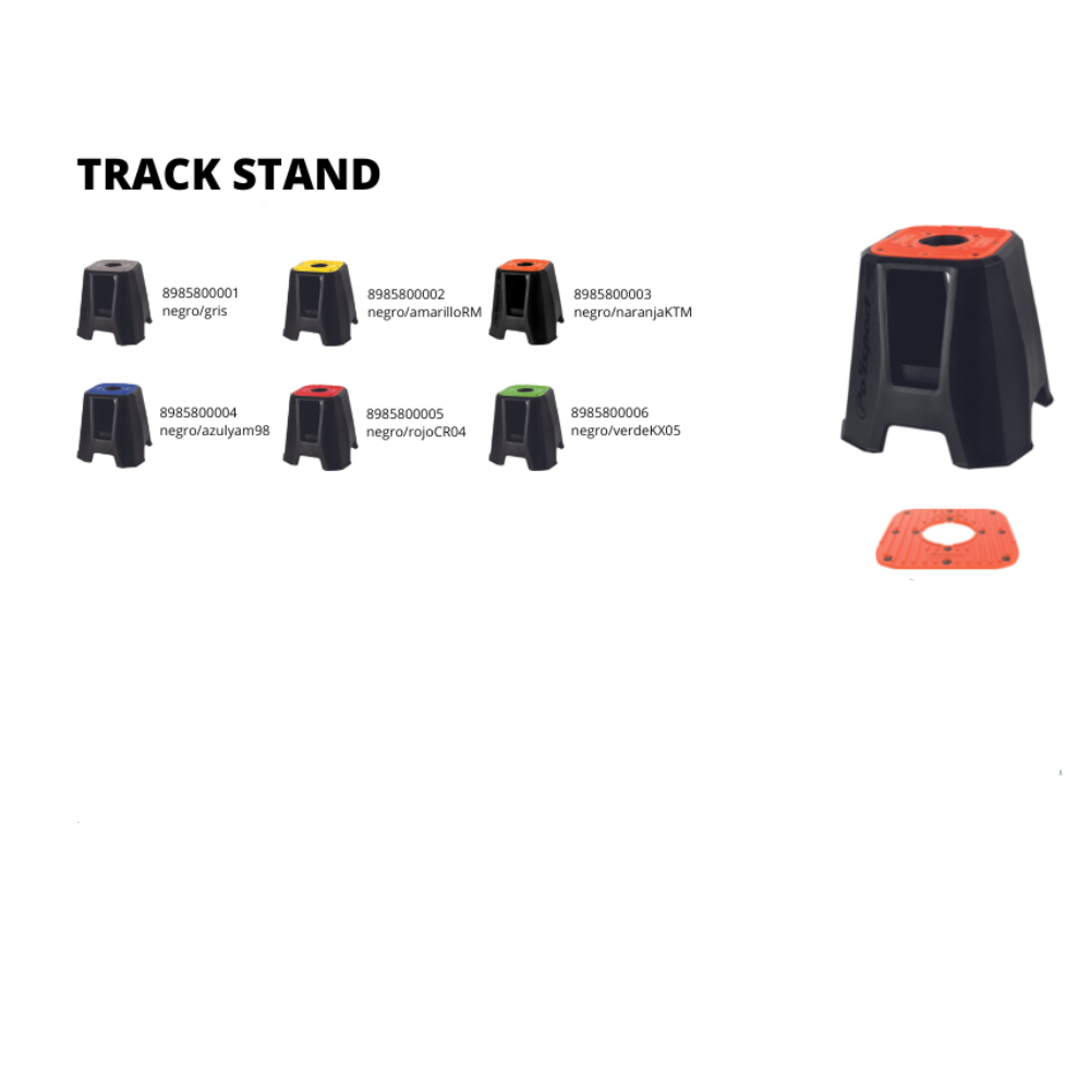 Stander moto Polisport Track cross enduro verde 2 Stander moto Polisport Track cross enduro verde - imagine 2