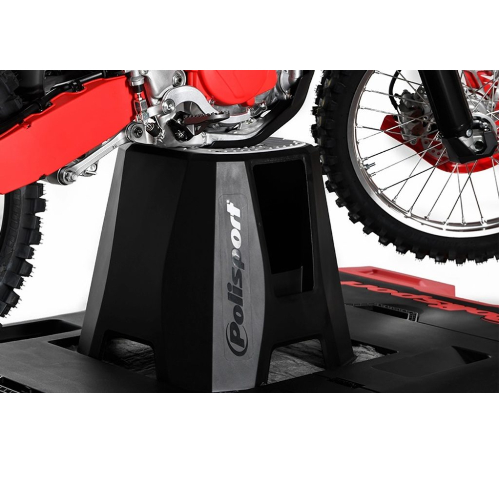 Stander moto Polisport Track cross enduro verde 5 Stander moto Polisport Track cross enduro verde - imagine 5