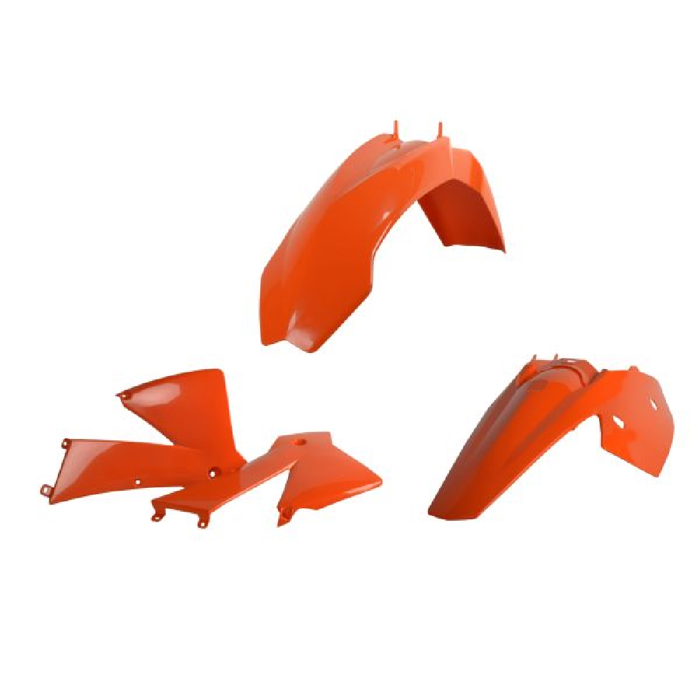 Kit Complet Plastice Carena KTM EXC EXC F 125 525 2004 1 Kit Complet Plastice Carena KTM EXC EXC F 125 525 2004