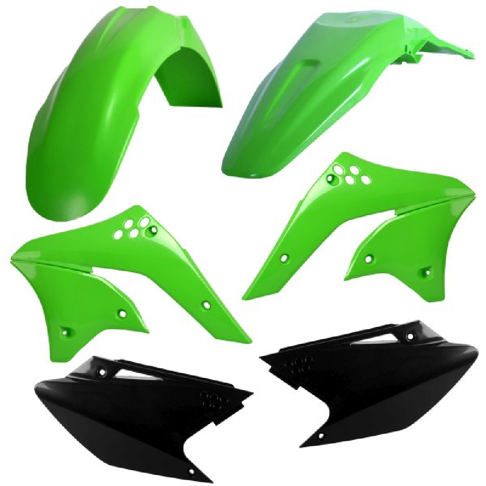 Kit Complet Plastice Carena KAWASAKI KX 250 2006 2008 1 Kit Complet Plastice Carena KAWASAKI KX 250 2006 2008
