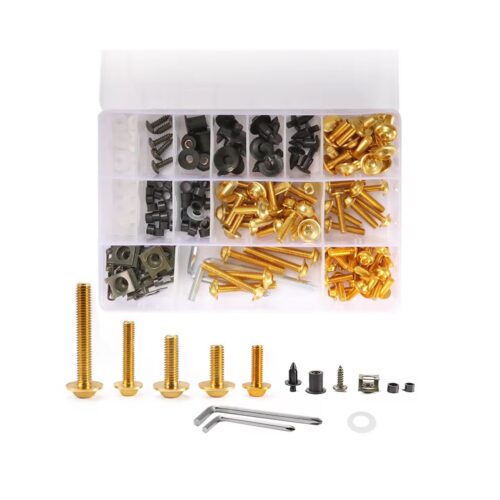 Kit Complet Suruburi Carene Moto Honda Suzuki Kawasaki Yamaha A035GOLD