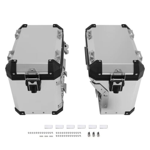 SET Cutii Genti Laterale Sidecase Aluminiu 48L + 40L pentru BMW GS R1200 R1250 F850 F900 A273