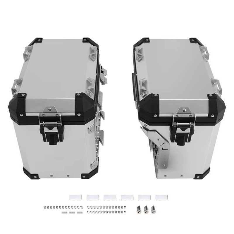 SET Cutii Genti Laterale Sidecase Aluminiu 48L + 40L pentru BMW GS R1200 R1250 F850 F900 A273 1 SET Cutii Genti Laterale Sidecase Aluminiu 48L + 40L pentru BMW GS R1200 R1250 F850 F900 A273