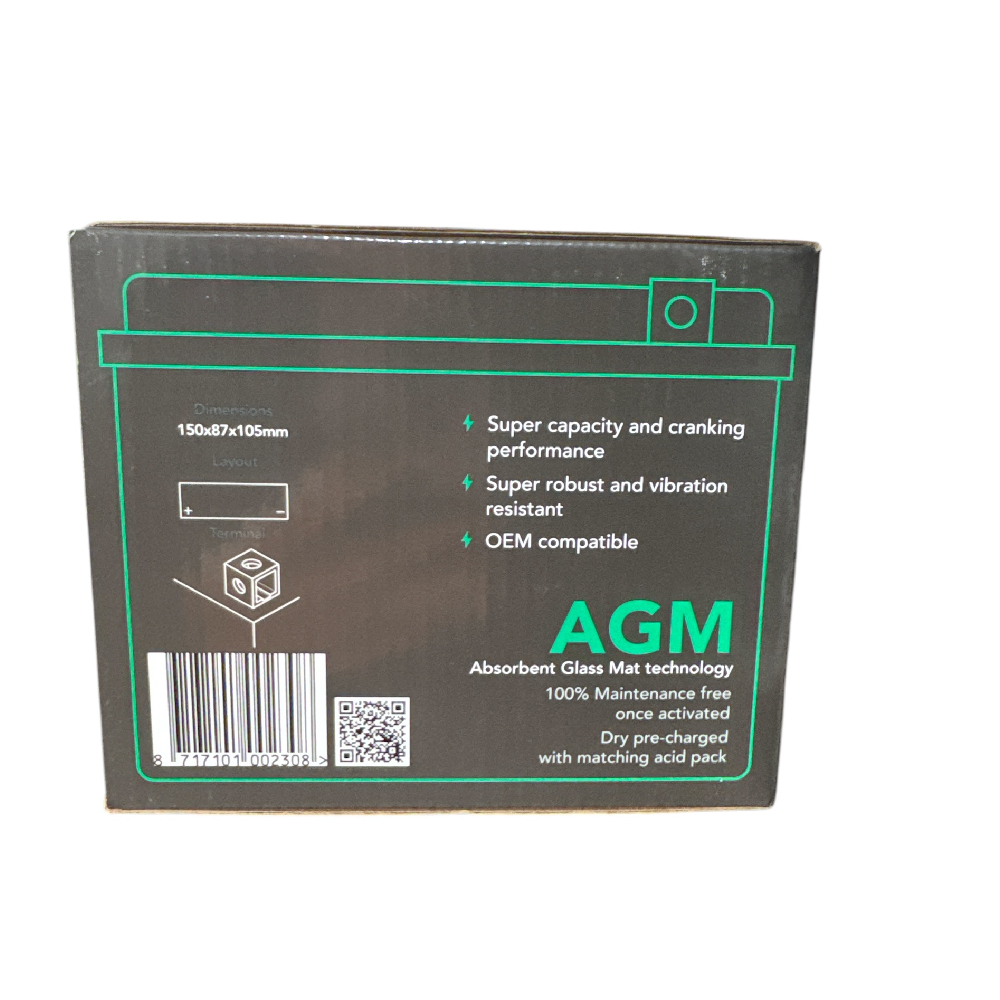 Baterie acumulator moto LTX9-BS AGM LPMOTO 2 Baterie acumulator moto LTX9-BS AGM LPMOTO - imagine 2
