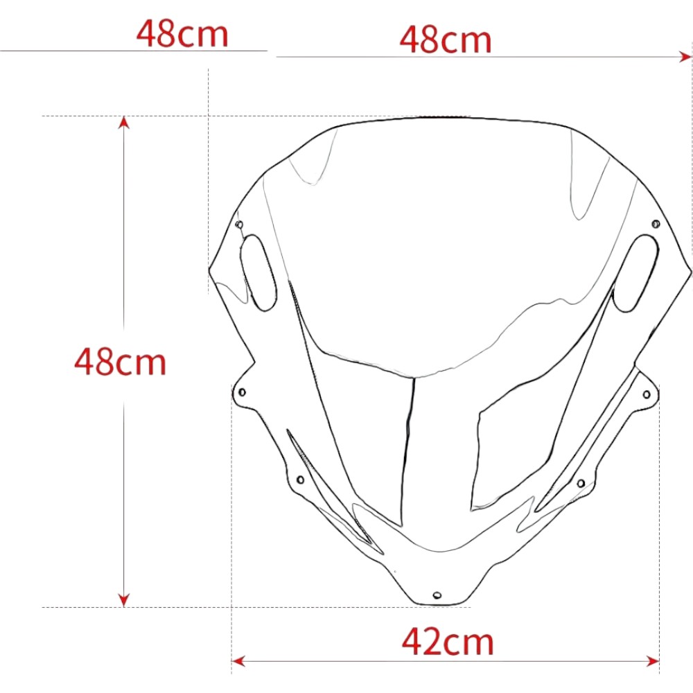Parbriz double bubble fumuriu Yamaha TMAX500 TMAX 500 2008-2011 PB113 2 Parbriz double bubble fumuriu Yamaha TMAX500 TMAX 500 2008-2011 PB113 - imagine 2