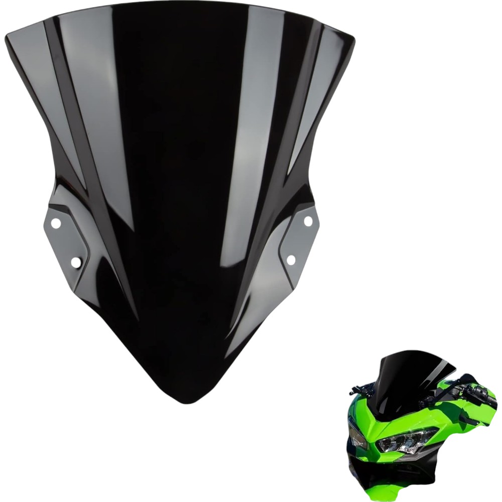 Parbriz double bubble fumuriu Kawasaki Ninja EX 400 2018 PB114 1 Parbriz double bubble fumuriu Kawasaki Ninja EX 400 2018 PB114