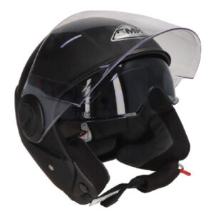 Casca Moto Open Face SMK COOPER MATT BLACK MA200 Marimea XL