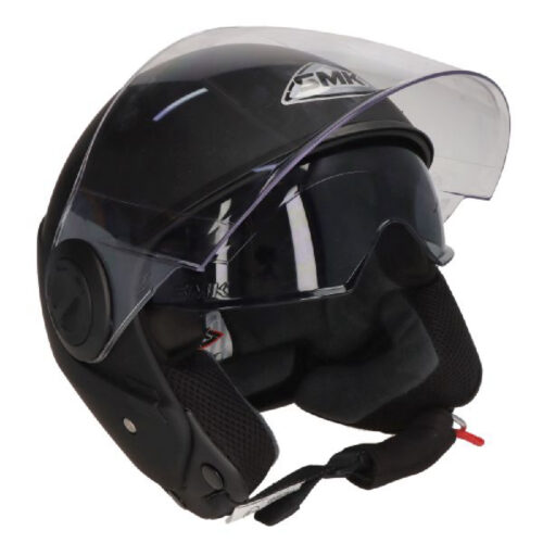 Casca Moto Open Face SMK COOPER MATT BLACK MA200 Marimea XL