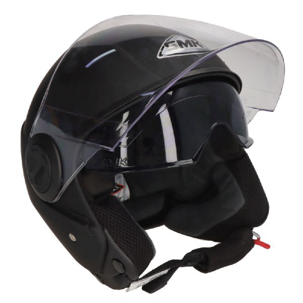 Casca Moto Open Face SMK COOPER MATT BLACK MA200 Marimea XL 1 Casca Moto Open Face SMK COOPER MATT BLACK MA200 Marimea XL