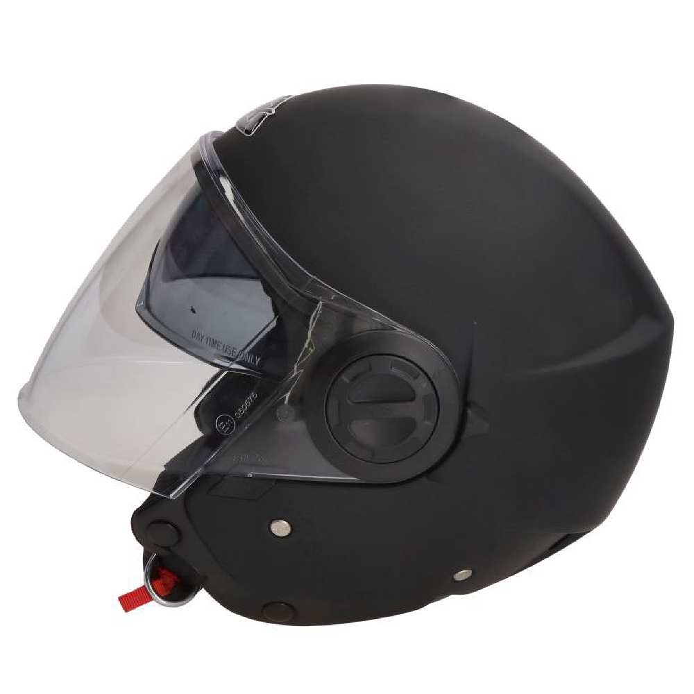Casca Moto Open Face SMK COOPER MATT BLACK MA200 Marimea L 4 Casca Moto Open Face SMK COOPER MATT BLACK MA200 Marimea L - imagine 4
