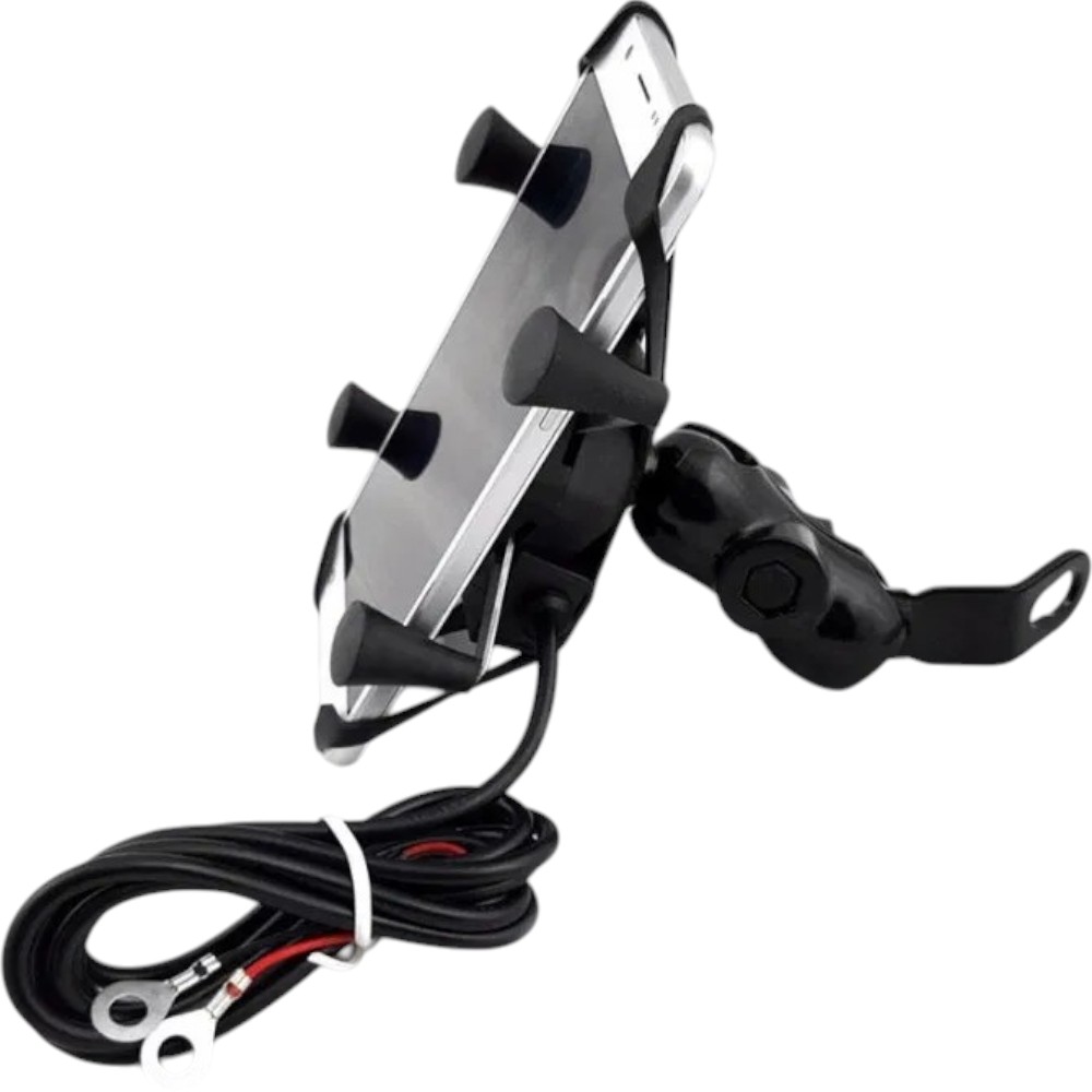 Suport Telefon Ghidon Moto Reglabil Incarcare USB 1 Suport Telefon Ghidon Moto Reglabil Incarcare USB