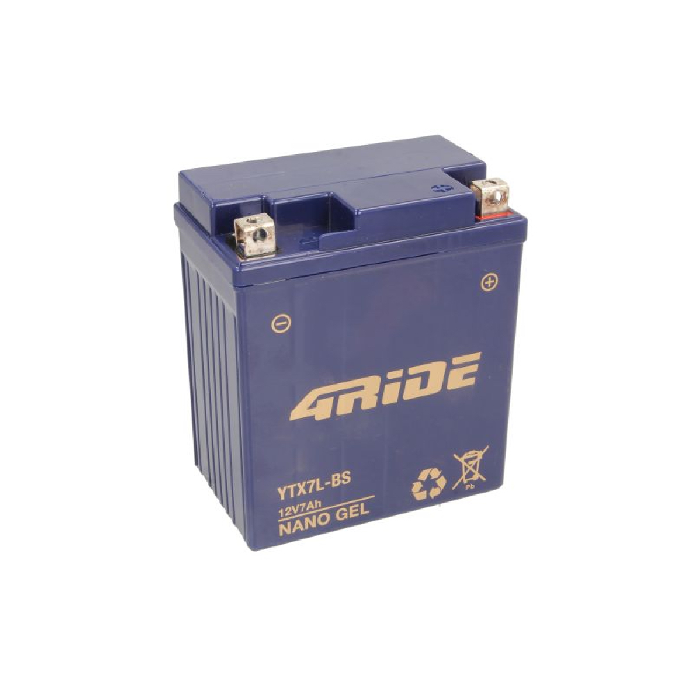 Baterie 4RIDE YTX7L-BS 4RIDE GEL Acumulator Moto 2 Baterie 4RIDE YTX7L-BS 4RIDE GEL Acumulator Moto - imagine 2