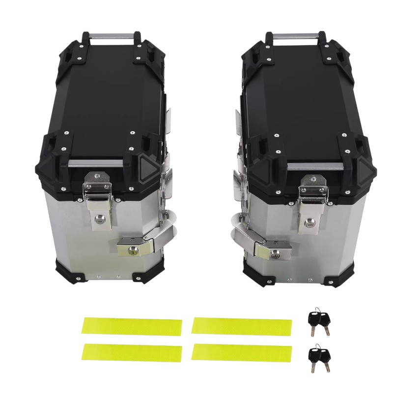 SET CUTII LATERALE BMW R1300GS 2023-2025 argintii 36L A259 4 SET CUTII LATERALE BMW R1300GS 2023-2025 argintii 36L A259 - imagine 4