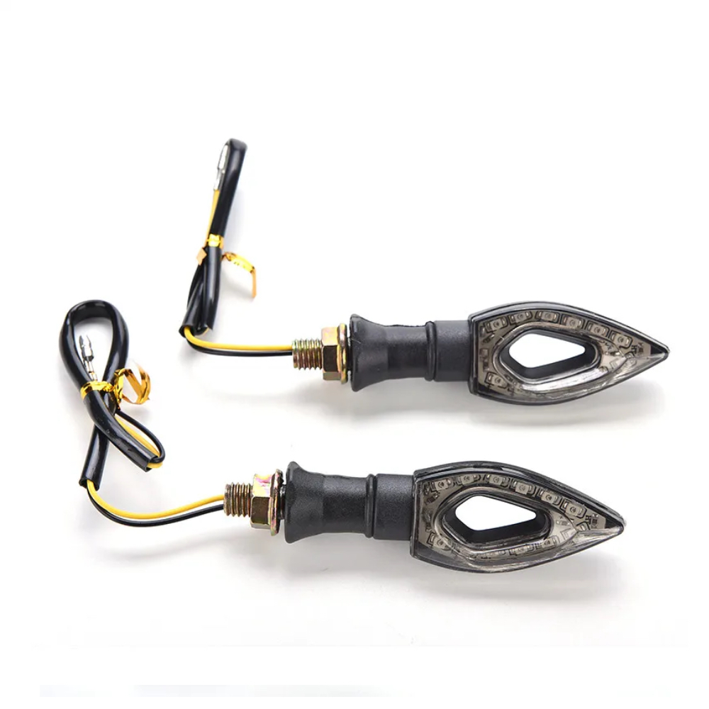 Set 2 Semnalizari Led Moto Atv Fumurii Negre Cross fata spate 7 Set 2 Semnalizari Led Moto Atv Fumurii Negre Cross fata spate - imagine 7