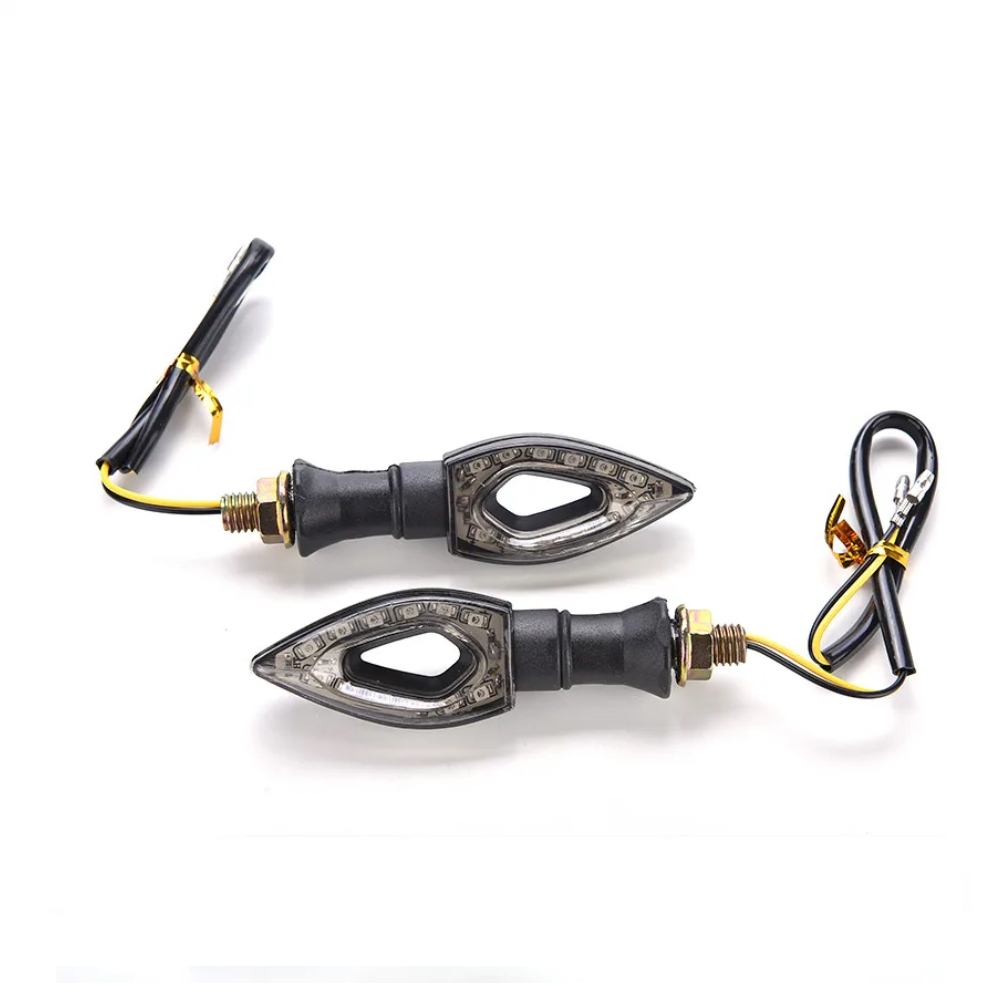 Set 2 Semnalizari Led Moto Atv Fumurii Negre Cross fata spate 8 Set 2 Semnalizari Led Moto Atv Fumurii Negre Cross fata spate - imagine 8