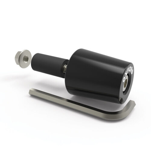 Set Capete Ghidon Moto Oxford Bar Ends 3 Aluminiu Negre