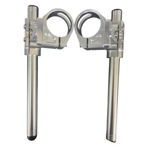 Semighidon stanga dreapta argintiu Clip-On 50mm Universal 22mm Honda CBR1000RR RC51 A2119