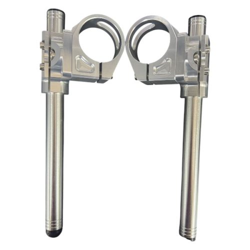Semighidon stanga dreapta argintiu Clip-On 50mm Universal 22mm Honda CBR1000RR RC51 A2119