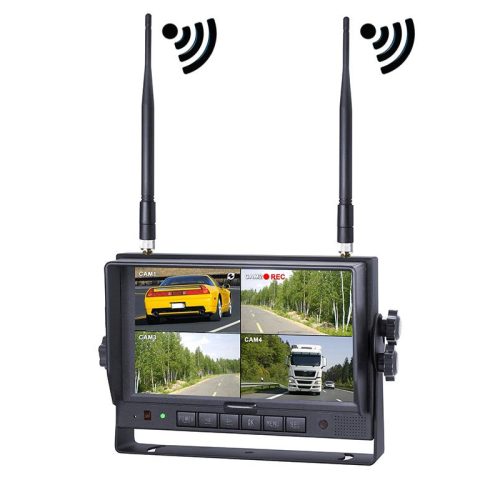 Ecran multi display Vignal, wireless – 2,4 Ghz de 7 inchi, monitorizare camion